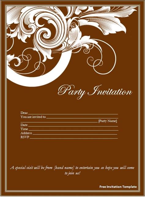 invitation templates for microsoft word|free downloadable invitation templates word.